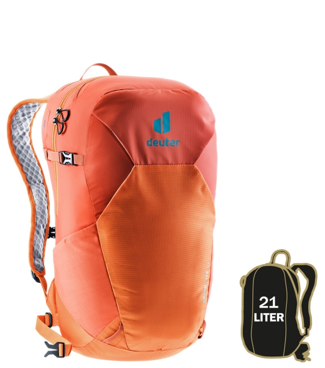 Deuter Deuter rugtas <span>DR3410222-9906 Speed Lite 21</span> Paprika/ Saffron Deuter rugtas <span>DR3410222-9906 Speed Lite 21</span> DR3410222-9906 Speed Lite 21 oranje - www.bremmerschoenen.pro - Bremmer Schoenen