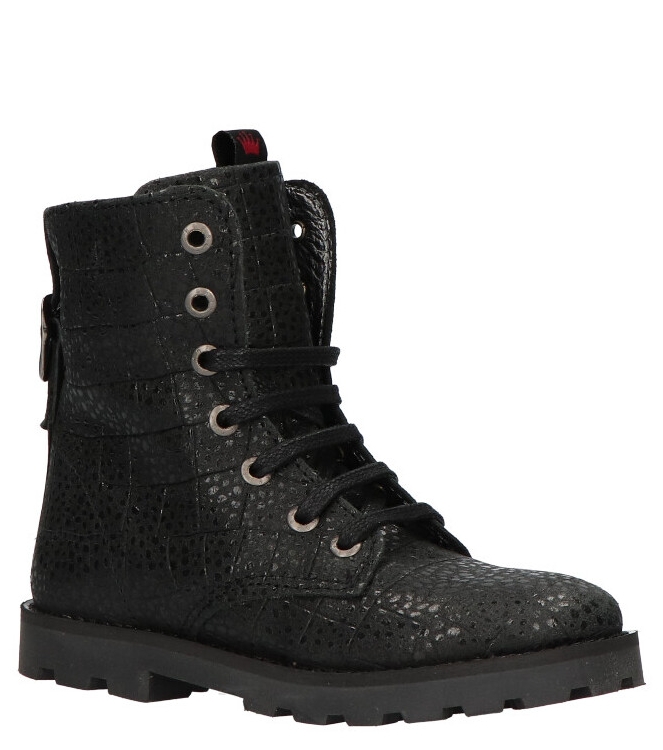 Shoesme Shoesme veterboot <span>TA22W014-A</span> A black Shoesme veterboot <span>TA22W014-A</span> TA22W014-A zwart - www.bremmerschoenen.pro - Bremmer Schoenen