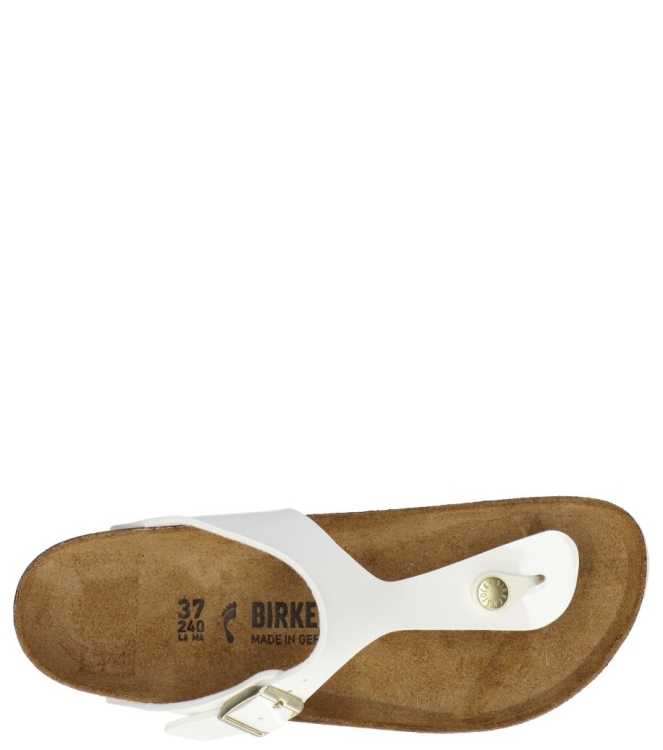 Birkenstock Birkenstock Slipper <span>1005300 Gizeh</span> patent white Birkenstock Slipper <span>1005300 Gizeh</span> 1005300 Gizeh wit - www.bremmerschoenen.pro - Bremmer Schoenen