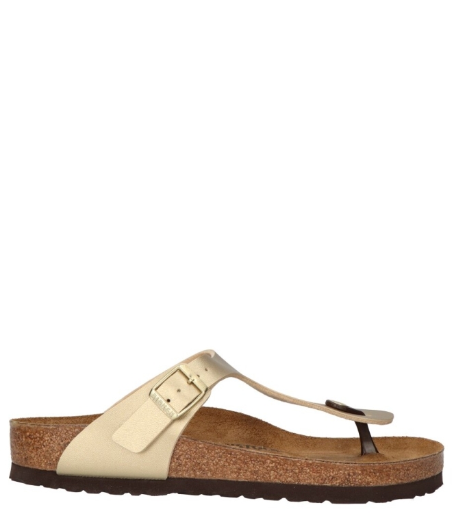 Birkenstock slipper <span>1016108 Gizeh</span> 1016108 Gizeh goud - www.bremmerschoenen.pro - Bremmer Schoenen