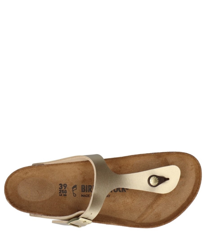 Birkenstock slipper <span>1016108 Gizeh</span> 1016108 Gizeh goud - www.bremmerschoenen.pro - Bremmer Schoenen