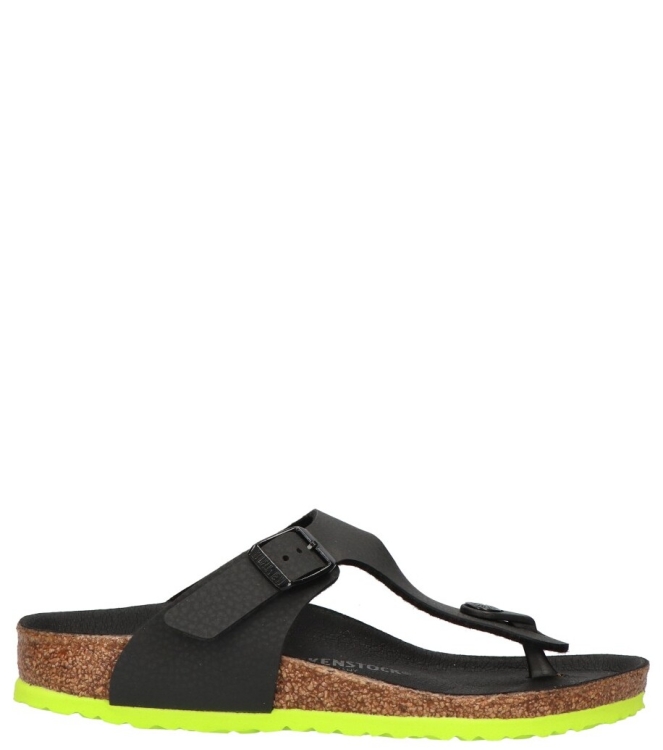 Birkenstock Birkenstock slipper <span>1024387 Gizeh Kids BF</span> Desert Soil Black lime Birkenstock slipper <span>1024387 Gizeh Kids BF</span> 1024387 Gizeh Kids BF zwart - www.bremmerschoenen.pro - Bremmer Schoenen
