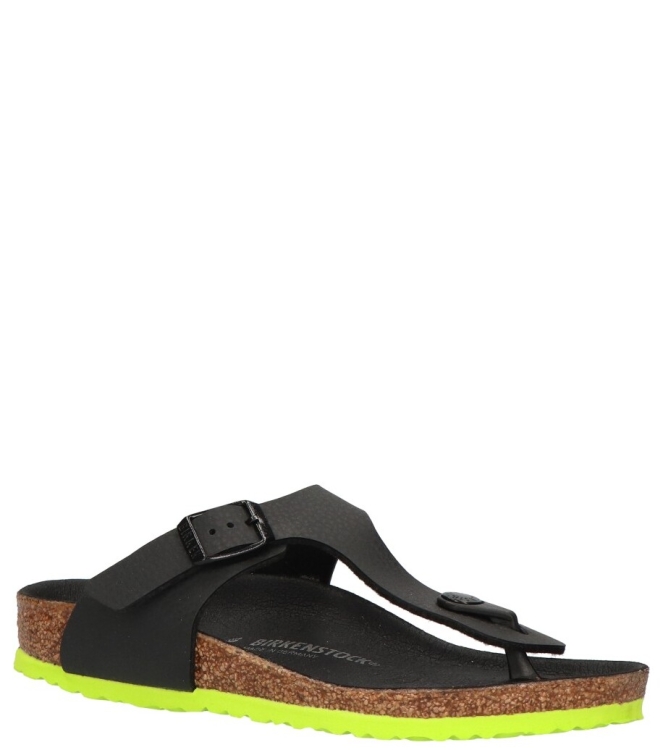 Birkenstock Birkenstock slipper <span>1024387 Gizeh Kids BF</span> Desert Soil Black lime Birkenstock slipper <span>1024387 Gizeh Kids BF</span> 1024387 Gizeh Kids BF zwart - www.bremmerschoenen.pro - Bremmer Schoenen