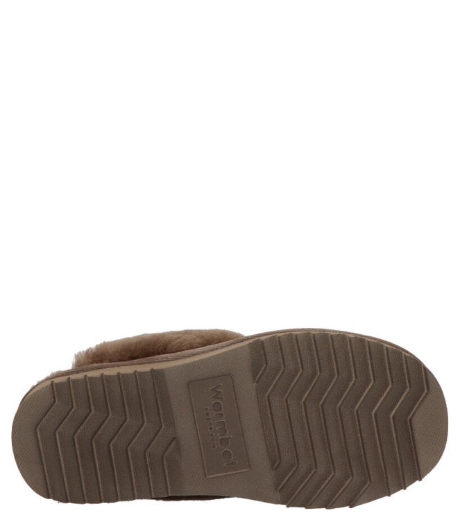 Warmbat pantoffel <span>Flurry women FLS321088 Pebble</span> Flurry women FLS321088 Pebble grijs - www.bremmerschoenen.pro - Bremmer Schoenen
