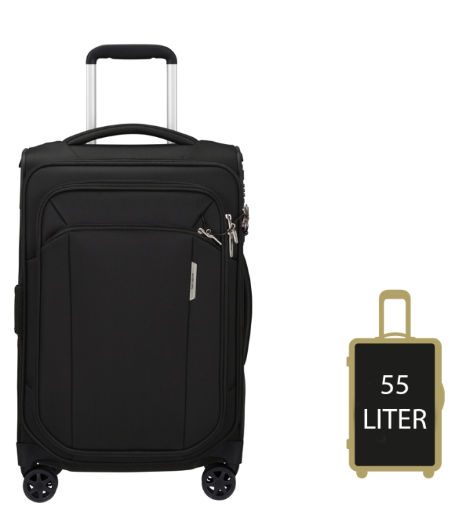 Samsonite Trolley <span>143325 7416 Respark Spinner 55</span> 143325 7416 Respark Spinner 55 zwart - www.bremmerschoenen.pro - Bremmer Schoenen