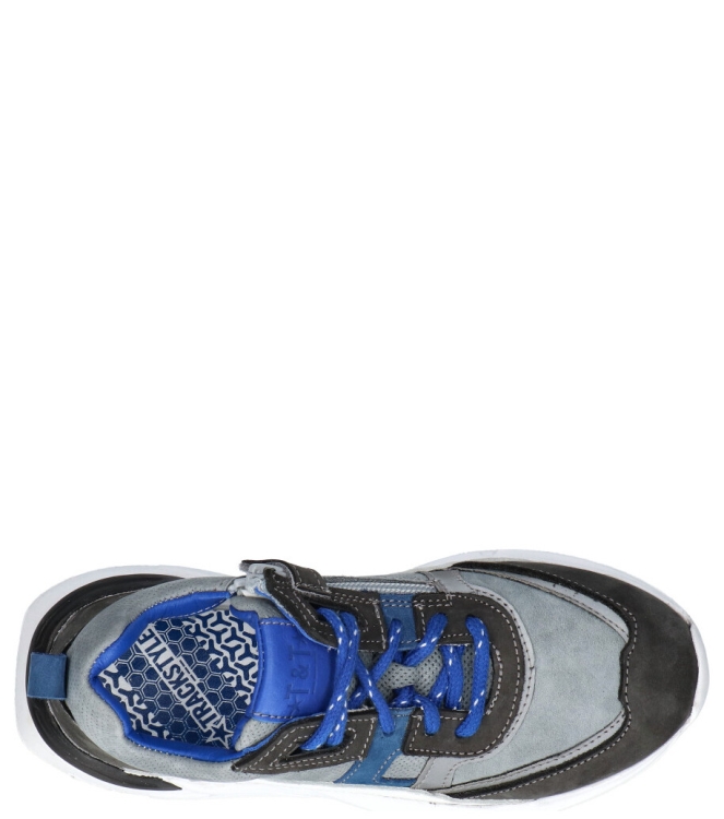 Track style sneaker <span>323340 484 Ruben Race</span> 323340 484 Ruben Race grijs - www.bremmerschoenen.pro - Bremmer Schoenen