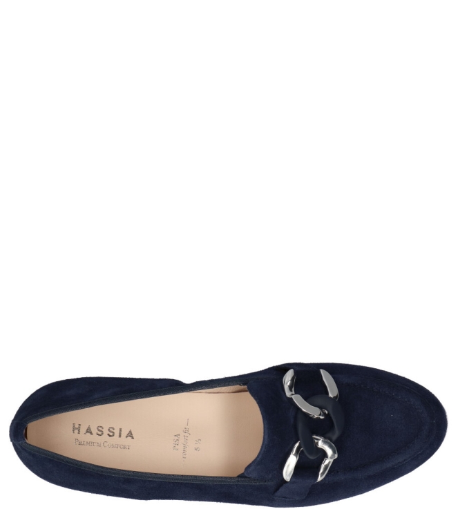 Hassia instapper <span>301548 3100 Pisa</span> 301548 3100 Pisa blauw - www.bremmerschoenen.pro - Bremmer Schoenen
