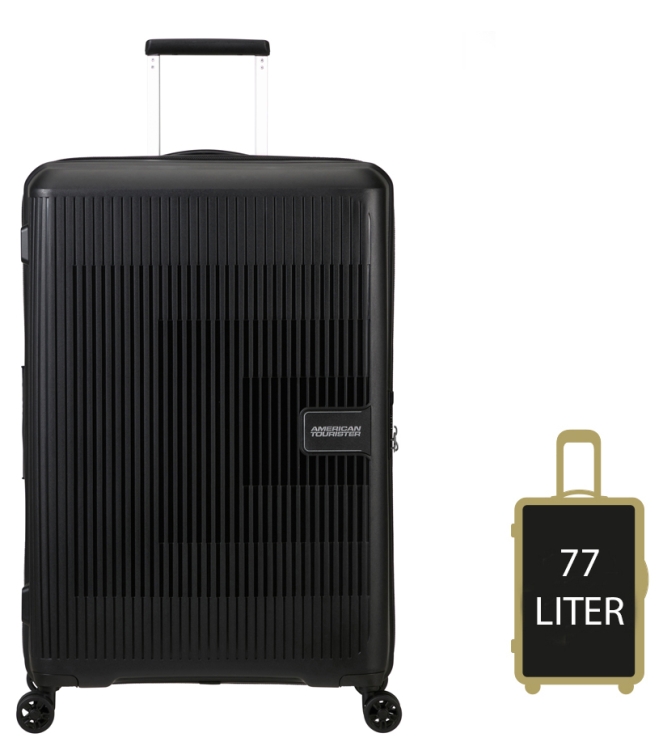 American Tourister AT Koffer <span>146821 1041 Aerostep Spinner 77</span> Black AT Koffer <span>146821 1041 Aerostep Spinner 77</span> 146821 1041 Aerostep Spinner 77 zwart - www.bremmerschoenen.pro - Bremmer Schoenen