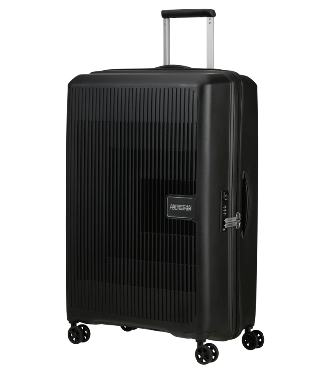 American Tourister AT Koffer <span>146821 1041 Aerostep Spinner 77</span> Black AT Koffer <span>146821 1041 Aerostep Spinner 77</span> 146821 1041 Aerostep Spinner 77 zwart - www.bremmerschoenen.pro - Bremmer Schoenen