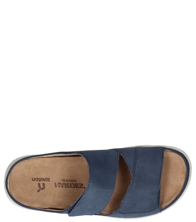 Hartjes slipper <span>122.1221 48/00 Groove</span> 122.1221 48/00 Groove blauw - www.bremmerschoenen.pro - Bremmer Schoenen