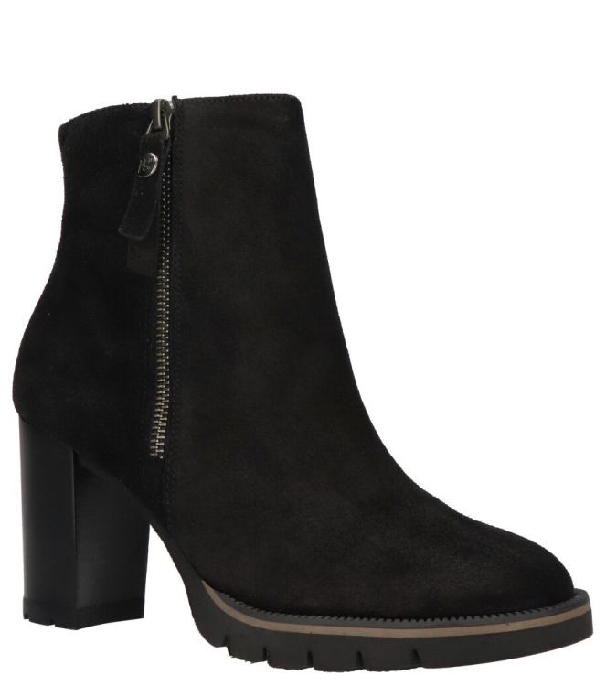 Paul Green Paul Green enkellaars <span>8054 014</span> 014 soft suede black Paul Green enkellaars <span>8054 014</span> 8054 014 zwart - www.bremmerschoenen.pro - Bremmer Schoenen