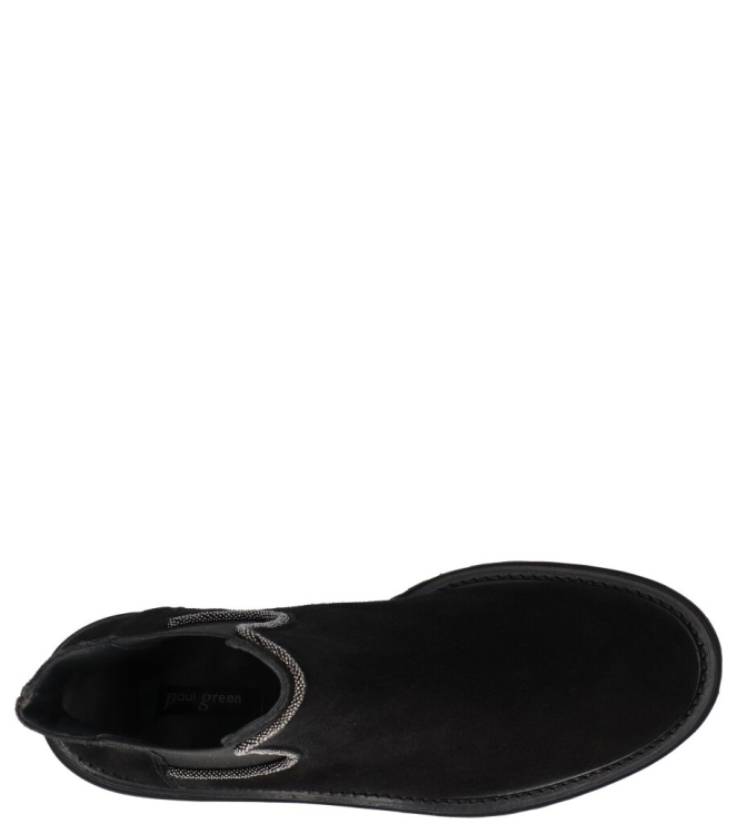 Paul Green Paul Green enkellaars <span>8108 004</span> 004 soft suede black Paul Green enkellaars <span>8108 004</span> 8108 004 zwart - www.bremmerschoenen.pro - Bremmer Schoenen