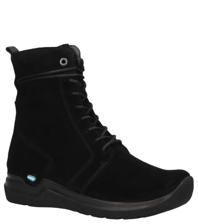 Wolky Wolky veterboot <span>0662640 000 Bluff</span> 000 Black Wolky veterboot <span>0662640 000 Bluff</span> 0662640 000 Bluff zwart - www.bremmerschoenen.pro - Bremmer Schoenen
