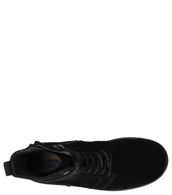 Wolky Wolky veterboot <span>0662640 000 Bluff</span> 000 Black Wolky veterboot <span>0662640 000 Bluff</span> 0662640 000 Bluff zwart - www.bremmerschoenen.pro - Bremmer Schoenen