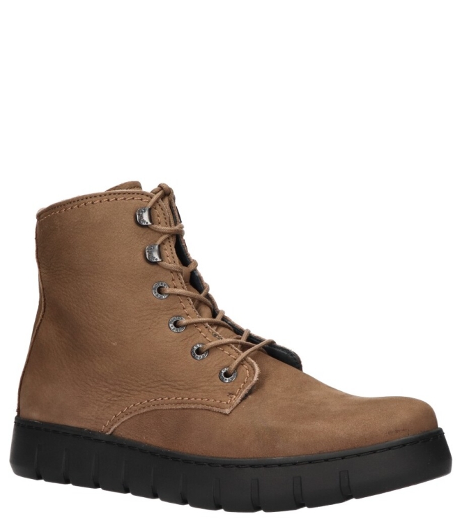 Wolky Wolky veterboot <span>0237710 155 New wave</span> 155 Dark-taupe Wolky veterboot <span>0237710 155 New wave</span> 0237710 155 New wave bruin - www.bremmerschoenen.pro - Bremmer Schoenen