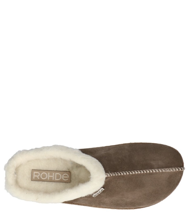 Rohde pantoffel <span>6125 77</span> 6125 77 bruin - www.bremmerschoenen.pro - Bremmer Schoenen