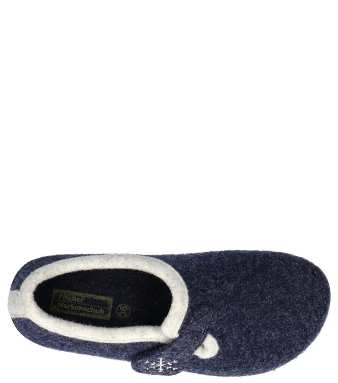 Fischer Fischer pantoffel <span>205620 501</span> 501 jeansblau Fischer pantoffel <span>205620 501</span> 205620 501 blauw - www.bremmerschoenen.pro - Bremmer Schoenen