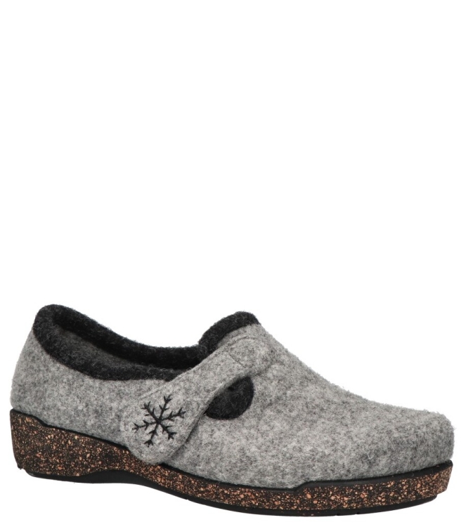 Fischer Fischer pantoffel <span>205620 666</span> 666 grau Fischer pantoffel <span>205620 666</span> 205620 666 grijs - www.bremmerschoenen.pro - Bremmer Schoenen
