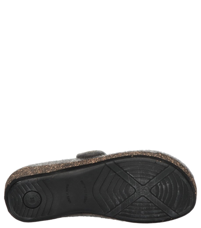 Fischer Fischer pantoffel <span>205620 666</span> 666 grau Fischer pantoffel <span>205620 666</span> 205620 666 grijs - www.bremmerschoenen.pro - Bremmer Schoenen