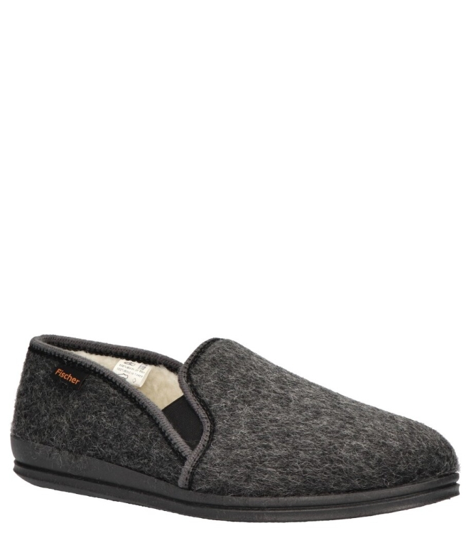 Fischer Fischer pantoffel <span>2610 82</span> 82 anthrazit Fischer pantoffel <span>2610 82</span> 2610 82 grijs - www.bremmerschoenen.pro - Bremmer Schoenen