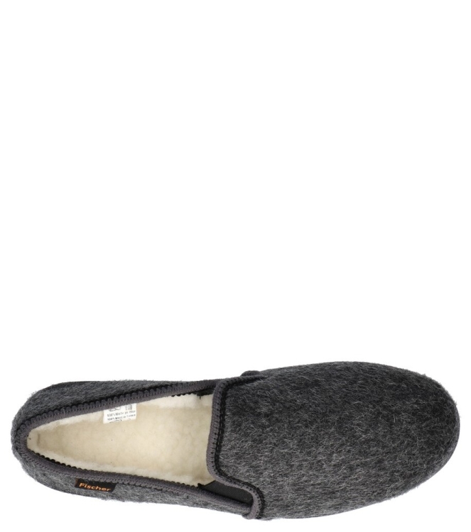 Fischer Fischer pantoffel <span>2610 82</span> 82 anthrazit Fischer pantoffel <span>2610 82</span> 2610 82 grijs - www.bremmerschoenen.pro - Bremmer Schoenen