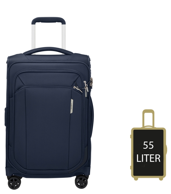 Samsonite Samsonite Trolley <span>143325 1549 Respark Spinner 55</span> Midnight Blue Samsonite Trolley <span>143325 1549 Respark Spinner 55</span> 143325 1549 Respark Spinner 55 blauw - www.bremmerschoenen.pro - Bremmer Schoenen