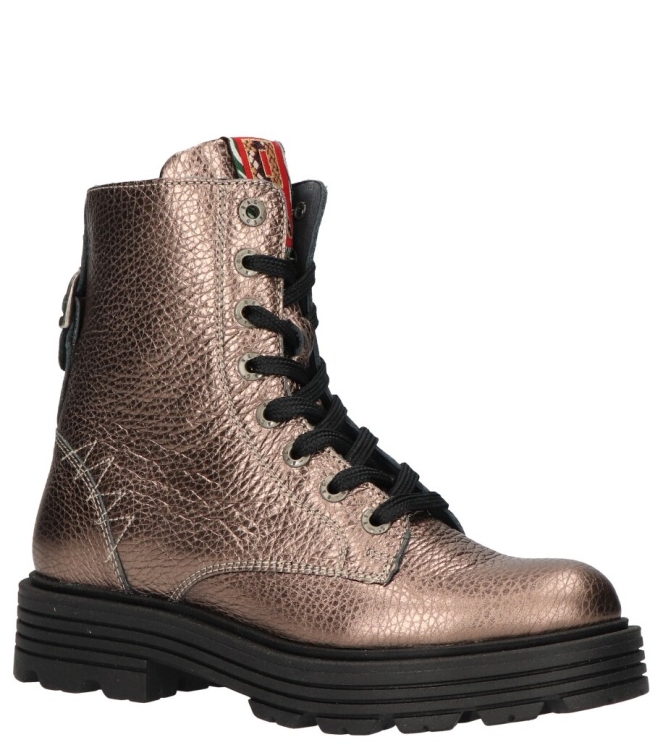 Red-Rag Red Rag veterboot <span>12474 371</span> 371 Bronze Metallic Red Rag veterboot <span>12474 371</span> 12474 371 brons - www.bremmerschoenen.pro - Bremmer Schoenen