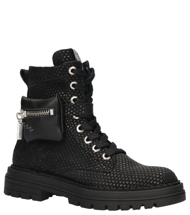 Red-Rag Red Rag veterboot <span>12472 921</span> 921 Black Metallic Red Rag veterboot <span>12472 921</span> 12472 921 zwart - www.bremmerschoenen.pro - Bremmer Schoenen