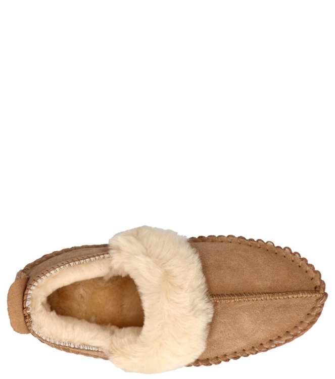 Warmbat pantoffel <span>Barrine women BAR341026 Camel</span> Barrine women BAR341026 Camel cognac - www.bremmerschoenen.pro - Bremmer Schoenen