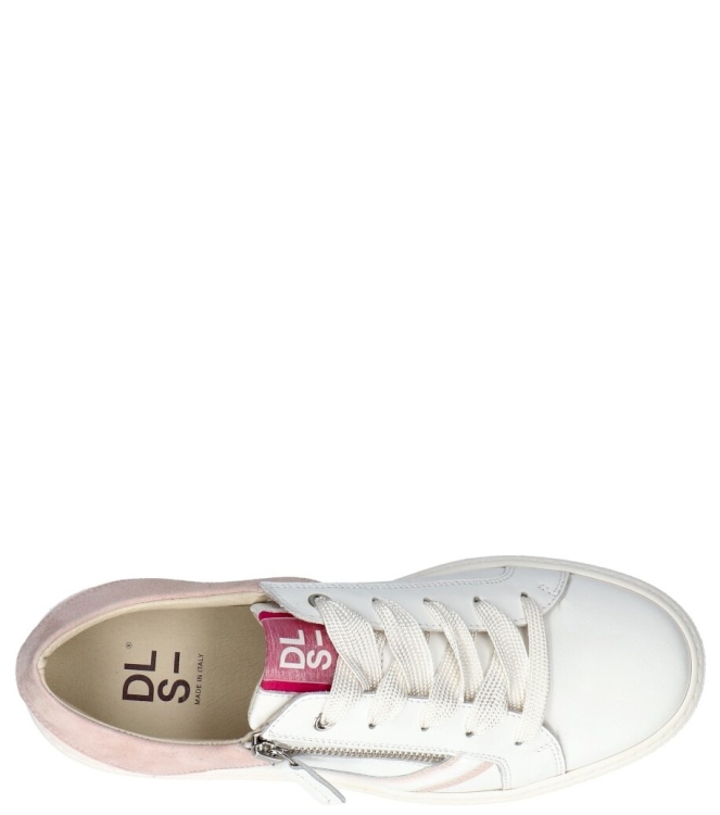 DL-Sport DL-Sport sneaker <span>6210 versione 03</span> Vitello Bianco/ Velour Fuxia DL-Sport sneaker <span>6210 versione 03</span> 6210 versione 03 wit - www.bremmerschoenen.pro - Bremmer Schoenen