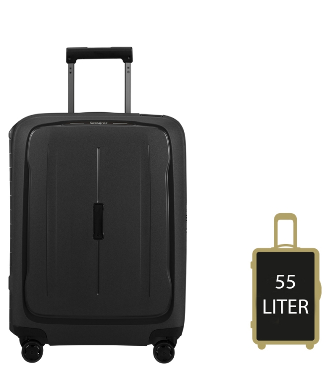 Samsonite Samsonite Trolley <span>146909 1374 Essens spinner 55</span> Graphite Samsonite Trolley <span>146909 1374 Essens spinner 55</span> 146909 1374 Essens spinner 55 zwart - www.bremmerschoenen.pro - Bremmer Schoenen