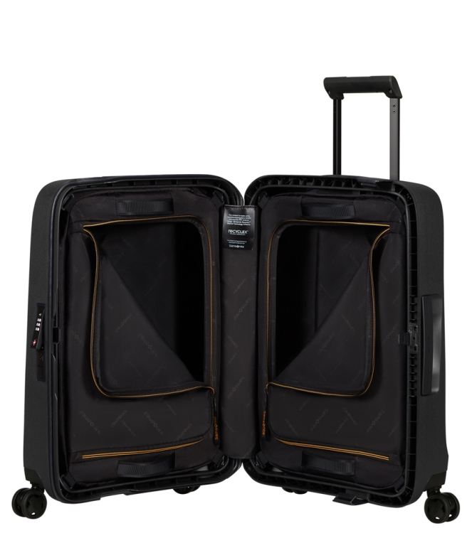 Samsonite Samsonite Trolley <span>146909 1374 Essens spinner 55</span> Graphite Samsonite Trolley <span>146909 1374 Essens spinner 55</span> 146909 1374 Essens spinner 55 zwart - www.bremmerschoenen.pro - Bremmer Schoenen