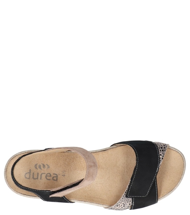 Durea sandaal <span>7403 028 1009</span> 7403 028 1009 zwart - www.bremmerschoenen.pro - Bremmer Schoenen