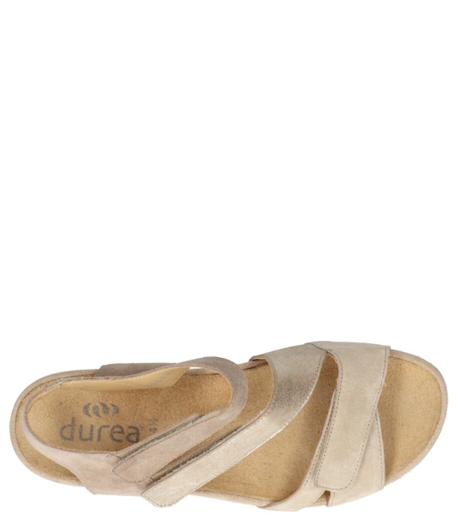 Durea sandaal <span>7405 028 0289</span> 7405 028 0289 beige - www.bremmerschoenen.pro - Bremmer Schoenen