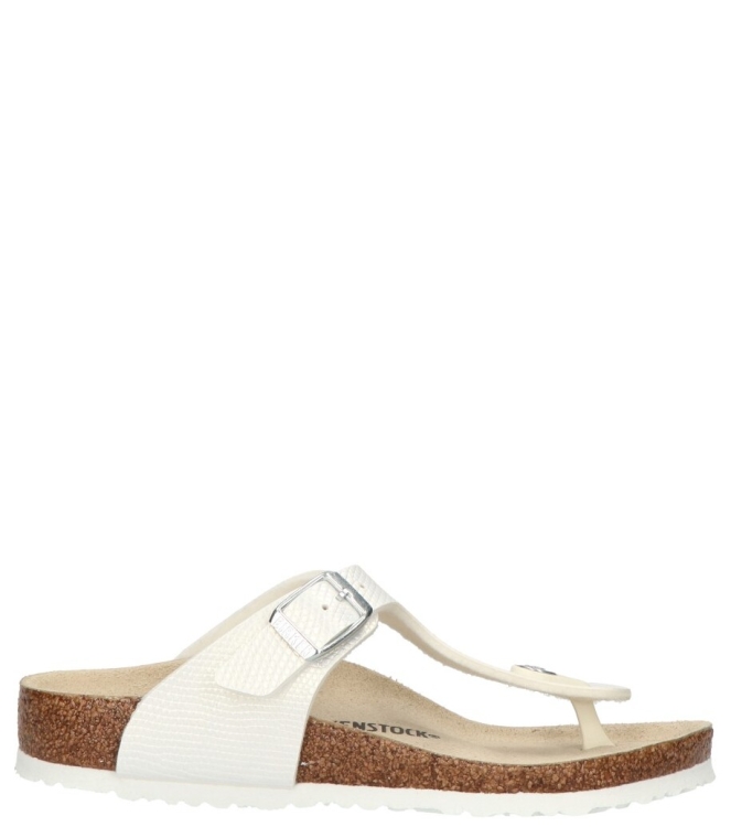 Birkenstock Birkenstock slipper <span>1026847 Gizeh Kids BS</span> Lizard White Birkenstock slipper <span>1026847 Gizeh Kids BS</span> 1026847 Gizeh Kids BS wit - www.bremmerschoenen.pro - Bremmer Schoenen