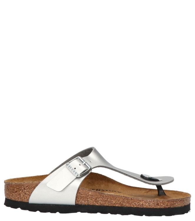 Birkenstock Birkenstock slipper <span>043853 Gizeh</span> Silver Birkenstock slipper <span>043853 Gizeh</span> 043853 Gizeh zilver - www.bremmerschoenen.pro - Bremmer Schoenen