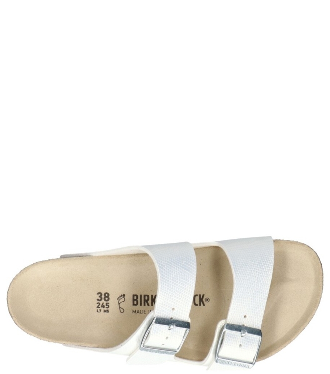 Birkenstock Birkenstock slipper <span>1026463 Arizona</span> Lizard White Birkenstock slipper <span>1026463 Arizona</span> 1026463 Arizona wit - www.bremmerschoenen.pro - Bremmer Schoenen