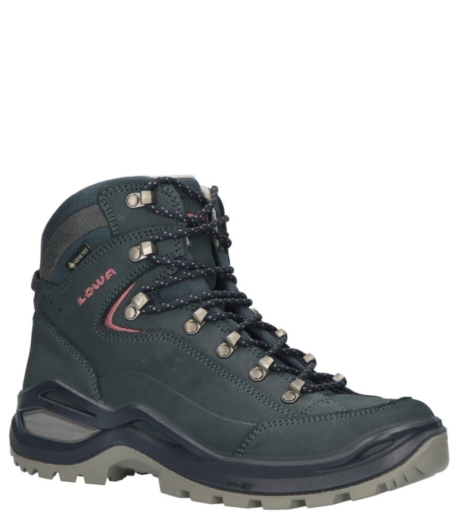 Lowa Lowa wandelschoen <span>LM321916-9327 Renegade Evo GTX Mid Ws</span> steelblue - oldrose Lowa wandelschoen <span>LM321916-9327 Renegade Evo GTX Mid Ws</span> LM321916-9327 Renegade Evo GTX Mid Ws blauw - www.bremmerschoenen.pro - Bremmer Schoenen