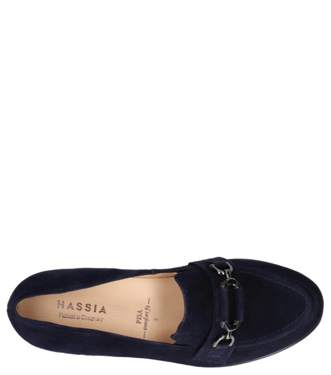 Hassia instapper <span>301552 3200 Pisa</span> 301552 3200 Pisa blauw - www.bremmerschoenen.pro - Bremmer Schoenen