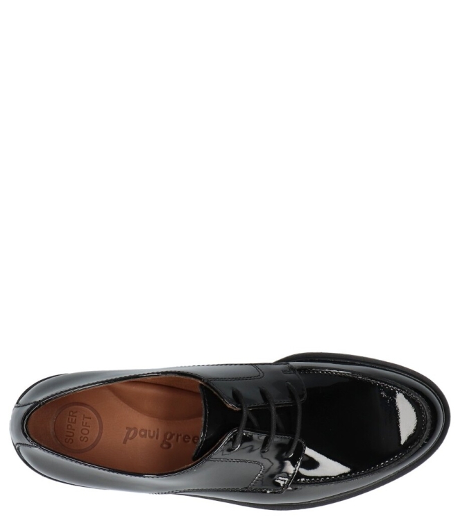 Paul Green Paul Green veterschoen <span>2688 006</span> 006 softlack schwarz Paul Green veterschoen <span>2688 006</span> 2688 006 zwart - www.bremmerschoenen.pro - Bremmer Schoenen