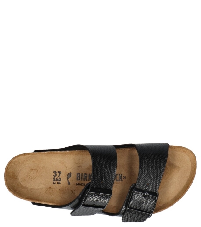 Birkenstock Birkenstock slipper <span>1027835 Arizona</span> Black Lizard Birkenstock slipper <span>1027835 Arizona</span> 1027835 Arizona zwart - www.bremmerschoenen.pro - Bremmer Schoenen