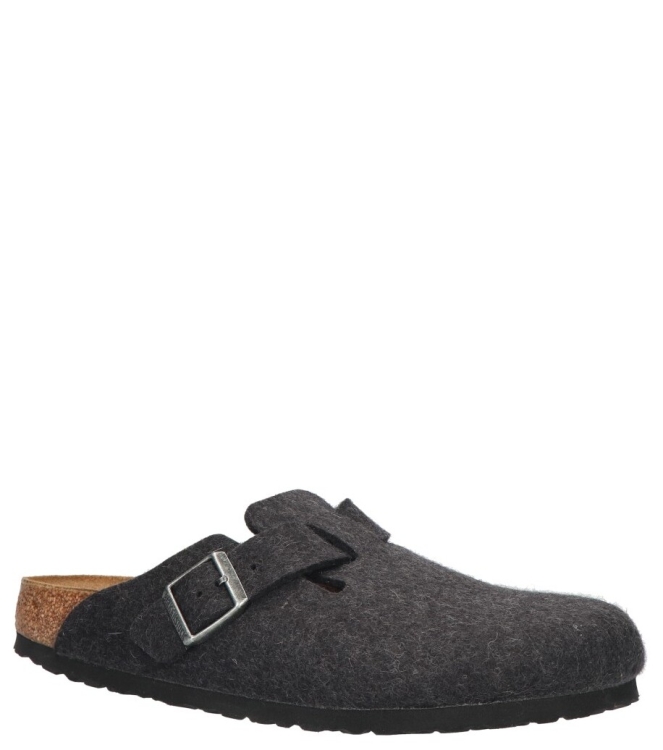 Birkenstock Birkenstock slipper <span>160373 Boston</span> anthracite Birkenstock slipper <span>160373 Boston</span> 160373 Boston grijs - www.bremmerschoenen.pro - Bremmer Schoenen