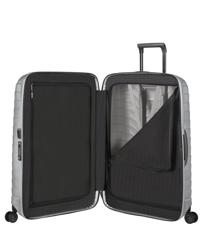 Samsonite Samsonite koffer <span>126041 1776 Proxis Spinner 69</span> Silver Samsonite koffer <span>126041 1776 Proxis Spinner 69</span> 126041 1776 Proxis Spinner 69 zilver - www.bremmerschoenen.pro - Bremmer Schoenen