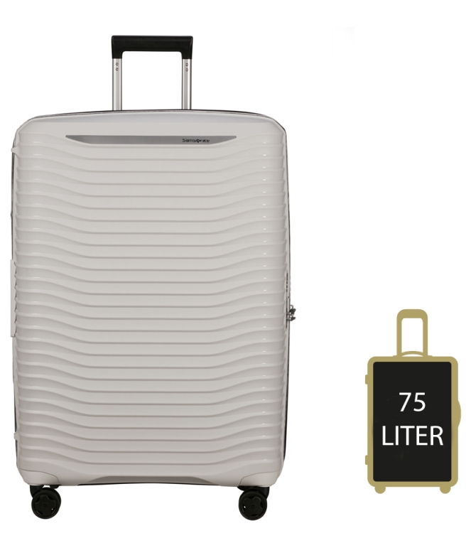 Samsonite koffer <span>143110 0479 Upscape Spinner 75</span> 143110 0479 Upscape Spinner 75 wit - www.bremmerschoenen.pro - Bremmer Schoenen