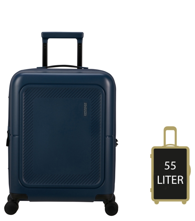 American Tourister AT trolley <span>151859 1549 Dashpop Spinner 55</span> Midnight Blue AT trolley <span>151859 1549 Dashpop Spinner 55</span> 151859 1549 Dashpop Spinner 55 blauw - www.bremmerschoenen.pro - Bremmer Schoenen