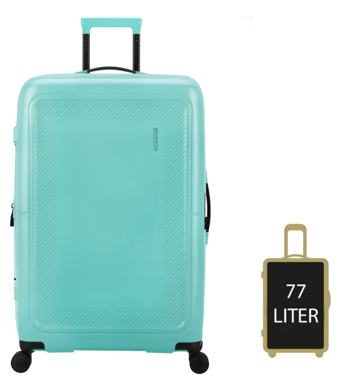 American Tourister AT koffer <span>151861 A491 Dashpop Spinner 77</span> Aqua Sky AT koffer <span>151861 A491 Dashpop Spinner 77</span> 151861 A491 Dashpop Spinner 77 blauw - www.bremmerschoenen.pro - Bremmer Schoenen