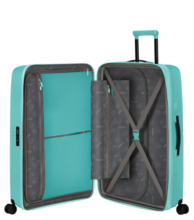 American Tourister AT koffer <span>151861 A491 Dashpop Spinner 77</span> Aqua Sky AT koffer <span>151861 A491 Dashpop Spinner 77</span> 151861 A491 Dashpop Spinner 77 blauw - www.bremmerschoenen.pro - Bremmer Schoenen