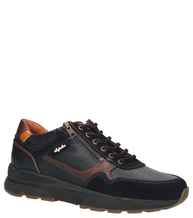 Australian Australian sneaker <span>15.1639.03 SJS Connery</span> Blue Cognac Brown Australian sneaker <span>15.1639.03 SJS Connery</span> 15.1639.03 SJS Connery blauw - www.bremmerschoenen.pro - Bremmer Schoenen