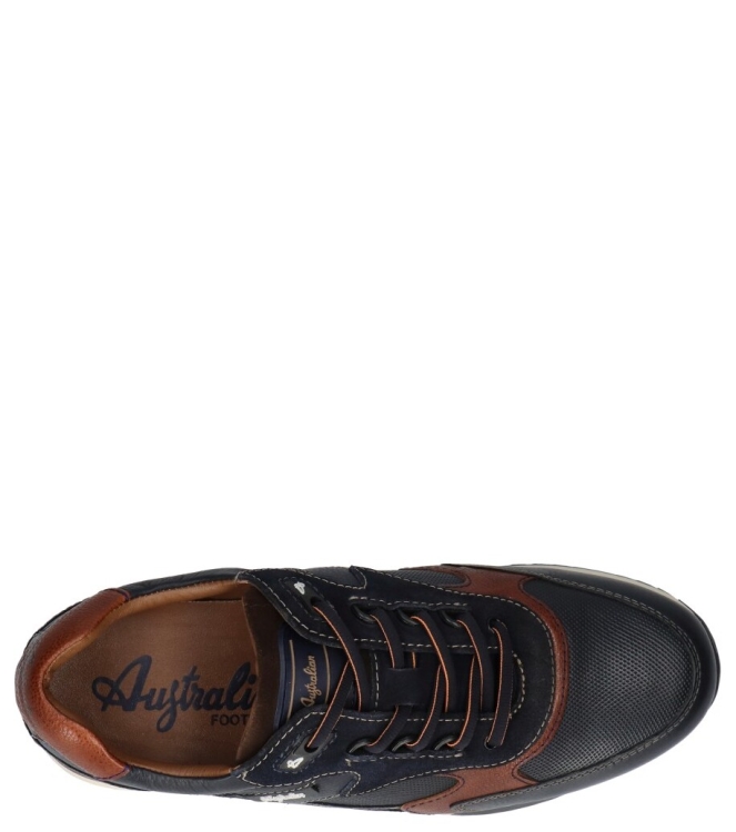 Australian Australian sneaker <span>15.1667.01 S32 Bakersville</span> Blue cognac Australian sneaker <span>15.1667.01 S32 Bakersville</span> 15.1667.01 S32 Bakersville blauw - www.bremmerschoenen.pro - Bremmer Schoenen