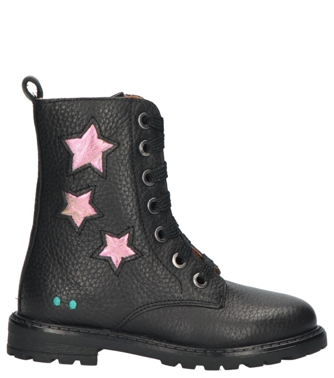 Bunnies JR BunniesJR veterboot <span>224864 589 Hailee Happy</span> 589 Black BunniesJR veterboot <span>224864 589 Hailee Happy</span> 224864 589 Hailee Happy zwart - www.bremmerschoenen.pro - Bremmer Schoenen